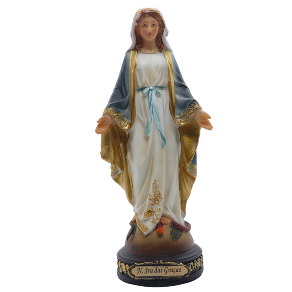 Imagem Nossa Senhora Das Gracas Resina 20cm - Hesed