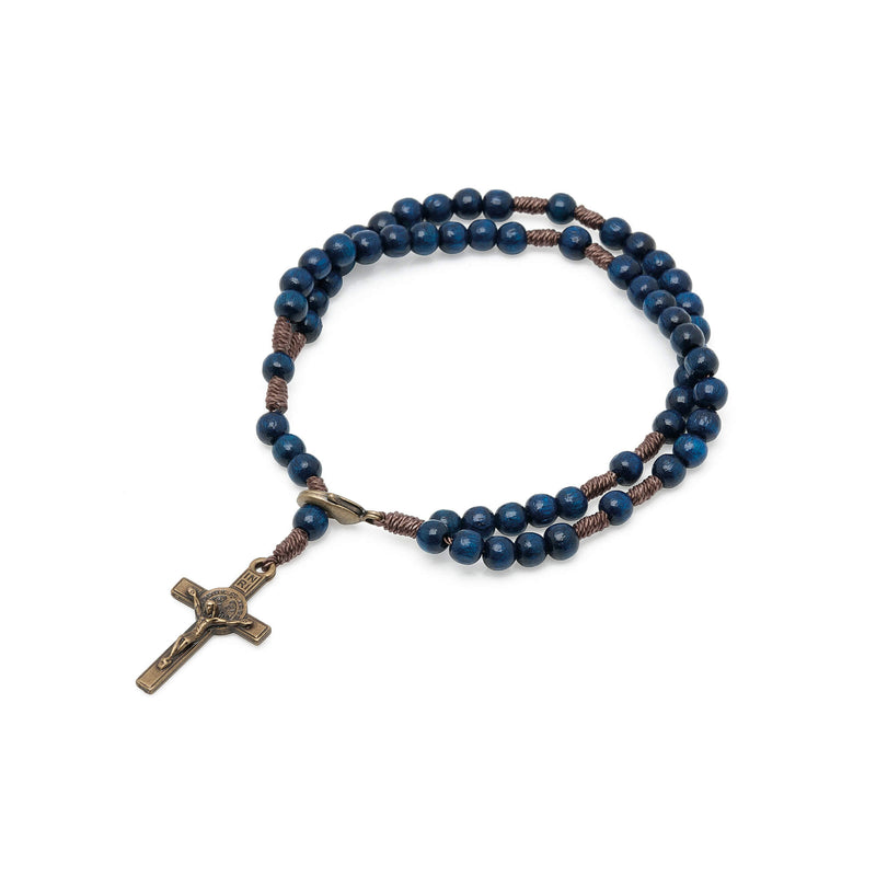 Pulseira Terco Acampamento Azul - Hesed