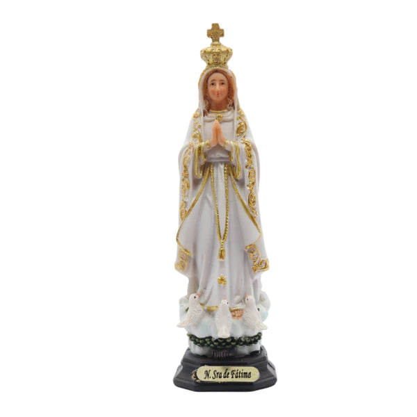 Imagem Nossa Senhora De Fatima Resina 12,5 Cm - Hesed