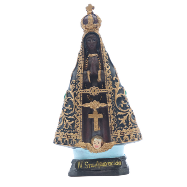 Imagem Nossa Senhora Aparecida Resina 8cm - Hesed