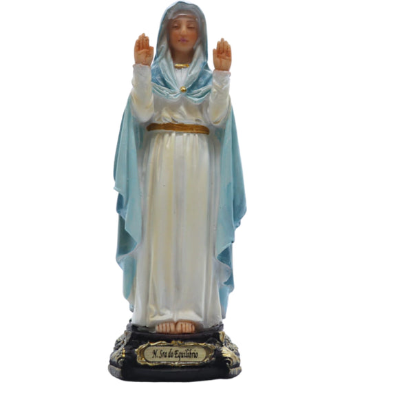 Imagem Nossa Senhora Do Equilibrio Resina 12,5cm - Hesed