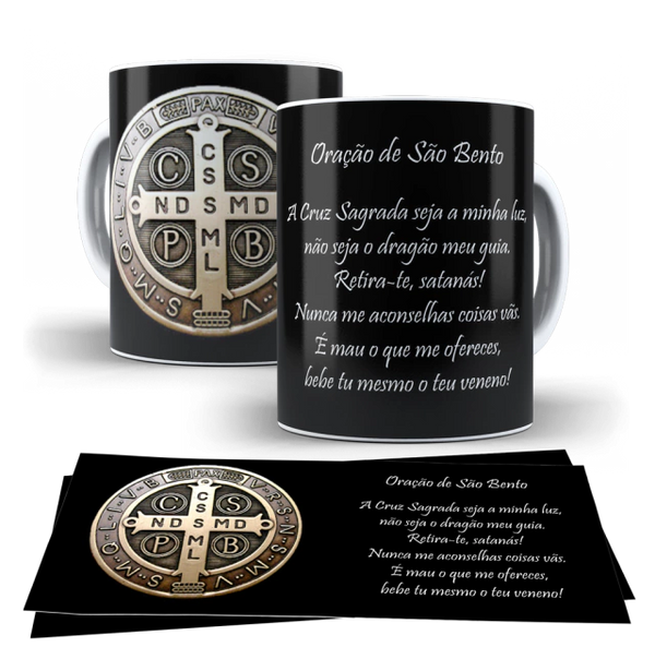 Caneca Medalha Sao Bento - Hesed