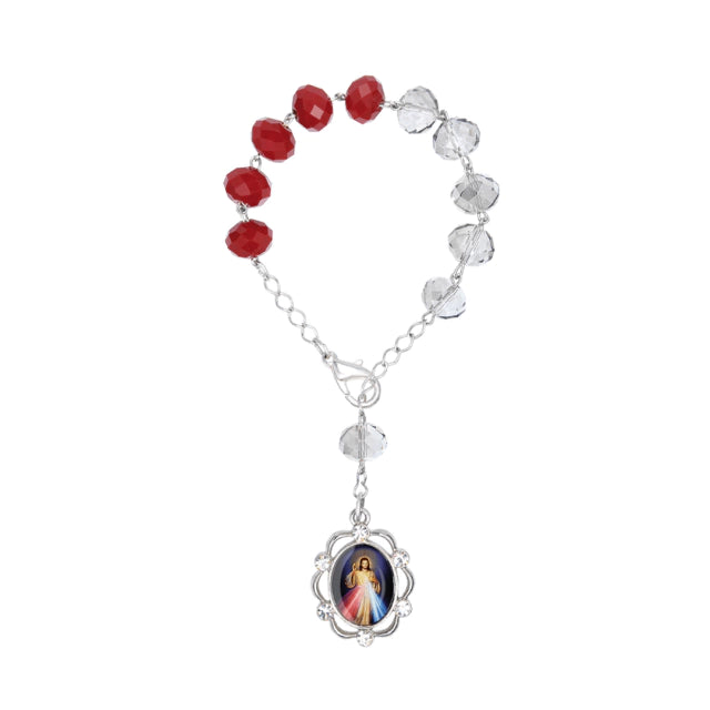 Pulseira Da Misericordia Cristal Vidro - Hesed